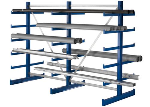 META Scaffalature cantilever universali Atlas ST, su due lati - collocabili in modo flessibile liberamente nello spazio, altezza 2000 mm, 6 piani