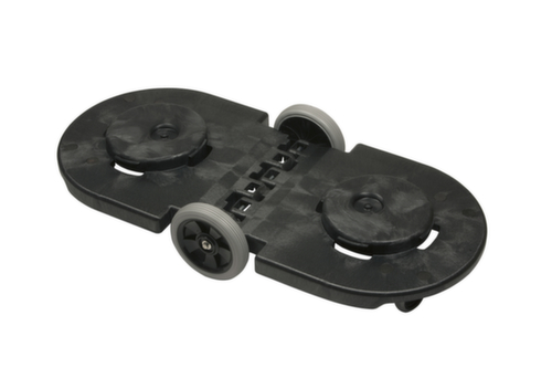 Rubbermaid Telaio tandem per 2 contenitori di materiale riciclabile, per contenitore 75 - 208 l