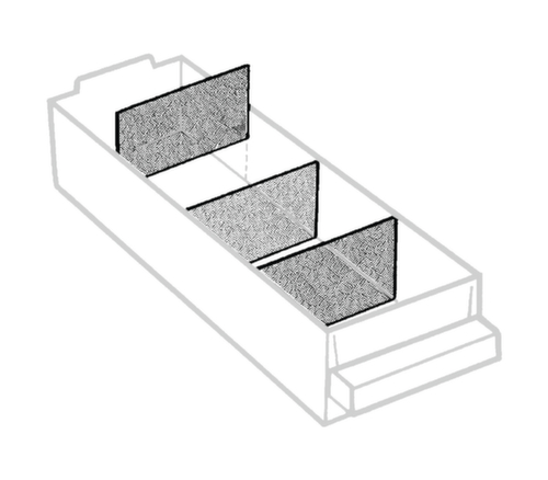 raaco Divisorio a croce per riviste trasparenti