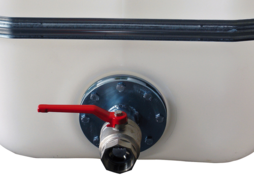 Rubinetto di scarico per cisterna salvaspazio