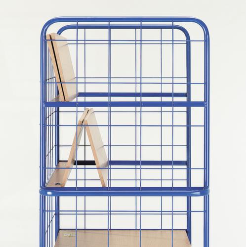 Rollcart Carrello a ripiani con ripiani pieghevoli