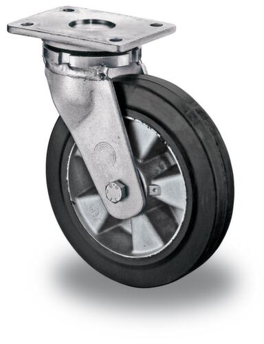 BS-ROLLEN Ruota elastica in gomma piena per impieghi gravosi con portata fino a 450 kg