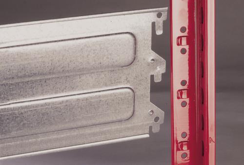 Scaffalatura a campata larga con ripiani in legno o acciaio