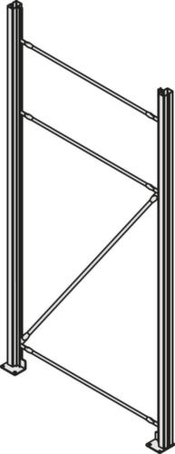 Sistema di scaffalature a campata larga autocostruito