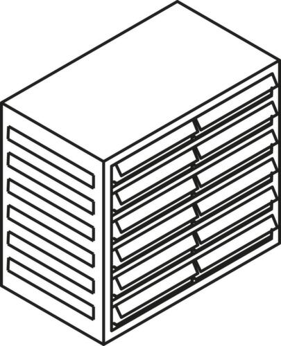 Treston Magazzino trasparente per portariviste