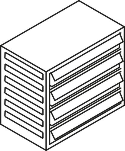 Treston Magazzino trasparente per portariviste