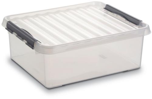 Contenitore impilabile trasparente