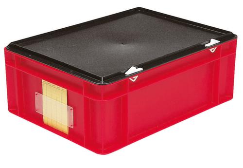 Sacchetto per etichette per contenitore impilabile