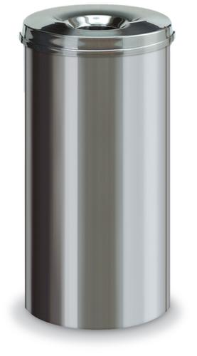 Cestino autoestinguente in acciaio inox