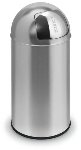 Cestino in acciaio inox push and touch