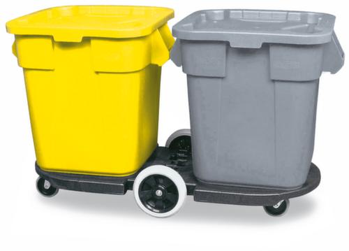 Rubbermaid Telaio tandem per 2 contenitori di materiale riciclabile, per contenitore 75 - 208 l