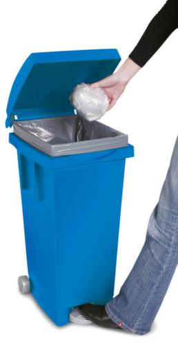 Cestino mobile a pedale con capacità di 80 l