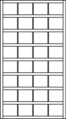 PAVOY Armadio a scomparti Basis, 32 scomparti