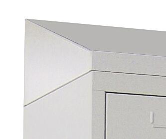 PAVOY Guardaroba e armadietto spogliatoio Basis in grigio chiaro