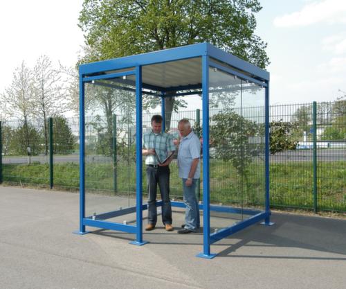 WSM Rifugio per fumatori, larghezza x profondità 2165 x 2165 mm