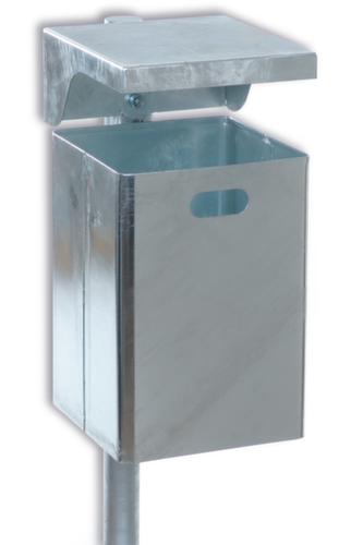 Cestino zincato a caldo per esterni