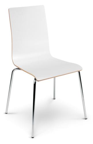 Nowy Styl Sedia a scocca in legno con struttura a 4 gambe