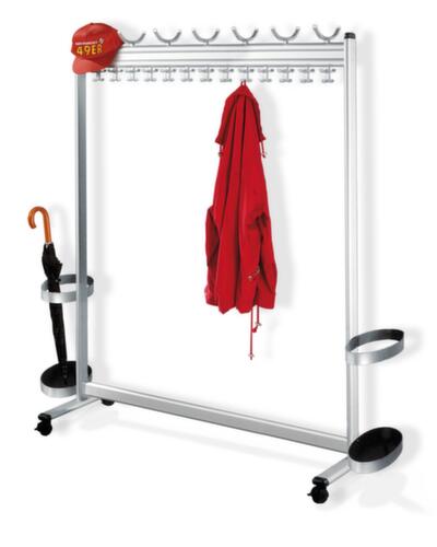 Appendiabiti mobile in fila di Multiline alluminio