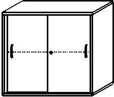 Gera Armadio ad ante scorrevoli per ufficio Pro