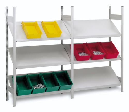 hofe Ripiano inclinato per scaffalatura senza bulloni, larghezza x profondità 1300 x 600 mm