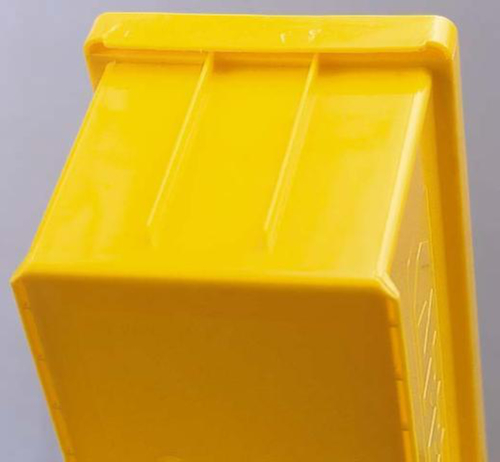 Kappes contenitori a bocca di lupo RasterPlan® Favorit, rosso, profondità 160 mm