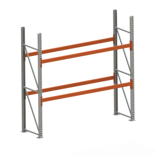 META Portapallet MULTIPAL per 6 pallet, 2870 mm di larghezza, 3 piani di stoccaggio
