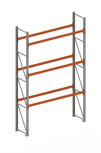 META Portapallet MULTIPAL per 8 pallet, 2900 mm di larghezza, 4 piani di stoccaggio
