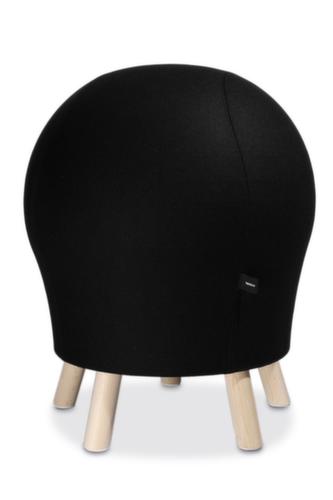 Topstar Sgabello a sfera Sitness 5 Alpine, sedile nero, 4 piedini