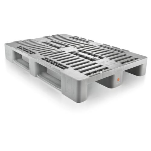 Pallet per l'igiene EURO H1 con bordo, polietilene ad alta densità, lunghezza x larghezza 1200 x 800 mm