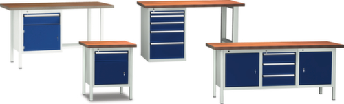 KLW Lutz Banco da lavoro in RAL7035/5010