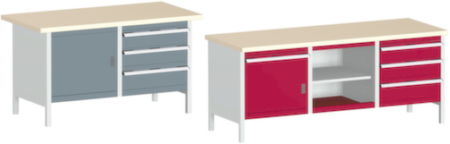 bott Banco da lavoro a cassetta cubio