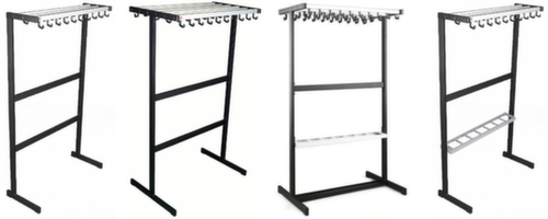 van Esch Appendiabiti in fila con ripiano per cappelli