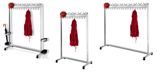 Appendiabiti mobile in fila di Multiline alluminio