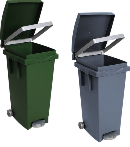 Cestino mobile a pedale con capacità di 80 l