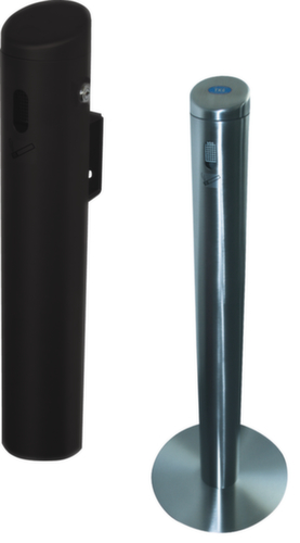 Posacenere da parete e da piedistallo a colonna rotonda