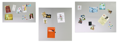 Lavagna magnetica in acciaio inox