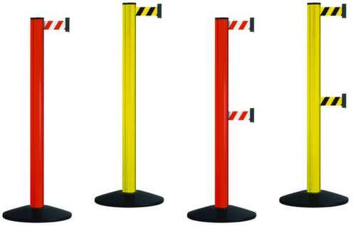 Paletti per cinture Safety con 1 o 2 cinture
