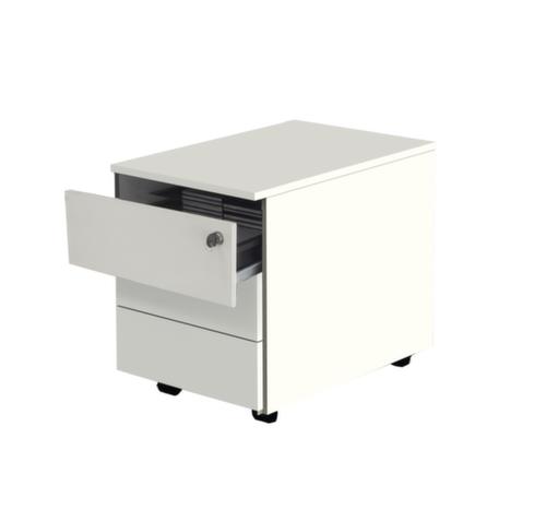 Kerkmann Contenitore rotante, 3 cassetto(i), bianco/bianco