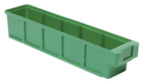 Scatola per scaffali con impugnatura ergonomica incassata