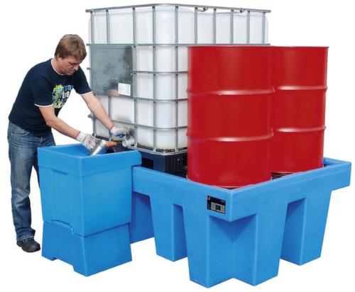 Vaschetta di raccolta in PE per fusti/KTC/IBC