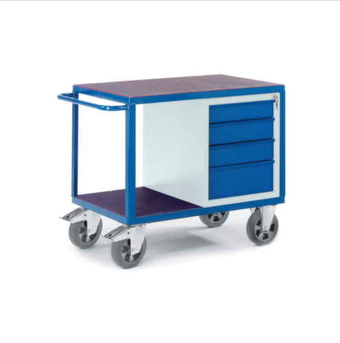 Rollcart Carrello pesante da tavolo e armadio, carico max. 1000 kg, lunghezza x larghezza superficie di carico 1000 x 700 mm
