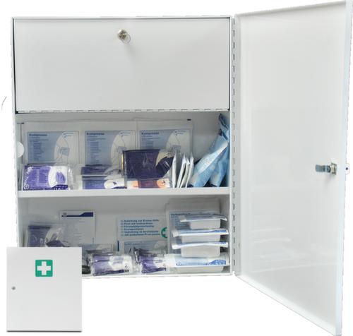 actiomedic Armadio di pronto soccorso in acciaio, secondo DIN 13169