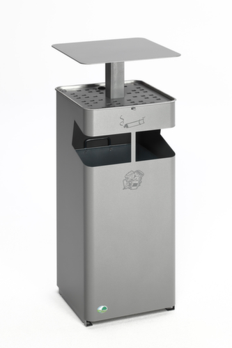 Posacenere combinato con tettuccio