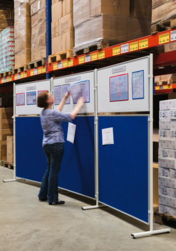 Franken 2 ruote piroettanti con freno per parete mobile