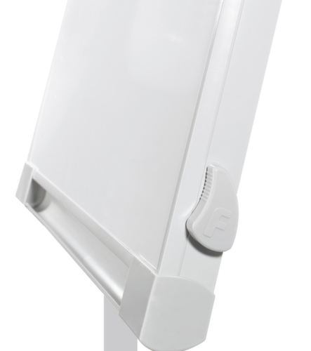 Franken lavagna portablocco mobile PRO Deluxe Mobil con 2 fermafogli,altezza 1820 - 2000 mm