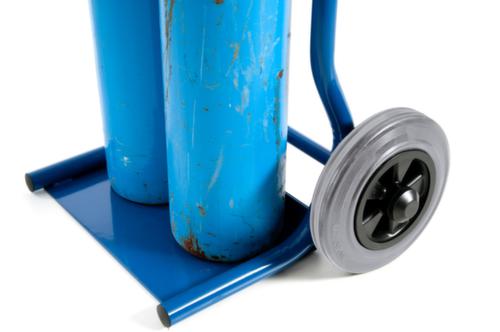 Rollcart Carrello portabottiglie, per bombola 2 x 10 l, gommatura in TPE