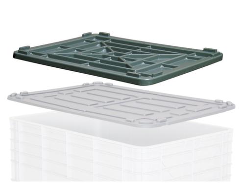 BITO Contenitore mobile rettangolare con doppio fondo