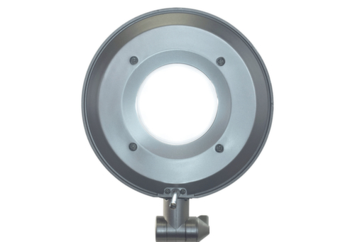 Lampada da tavolo a LED, luce bianco neutro, argento