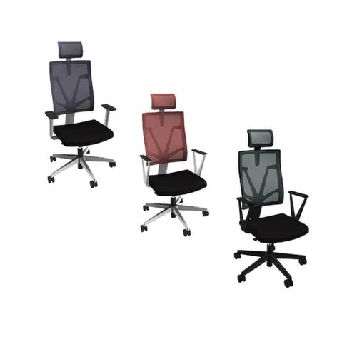 Nowy Styl Sedia girevole da ufficio 4ME con poggiatesta + regolazione manuale della forza di contrasto