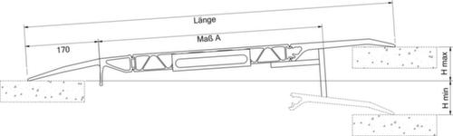 Ponte di attraversamento con portata di 4000 kg
